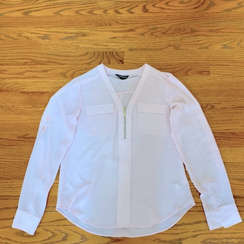 Express Portofino Pink Shirt Size XS